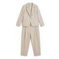 Dames 2-delige set met blazer en toelopende broek