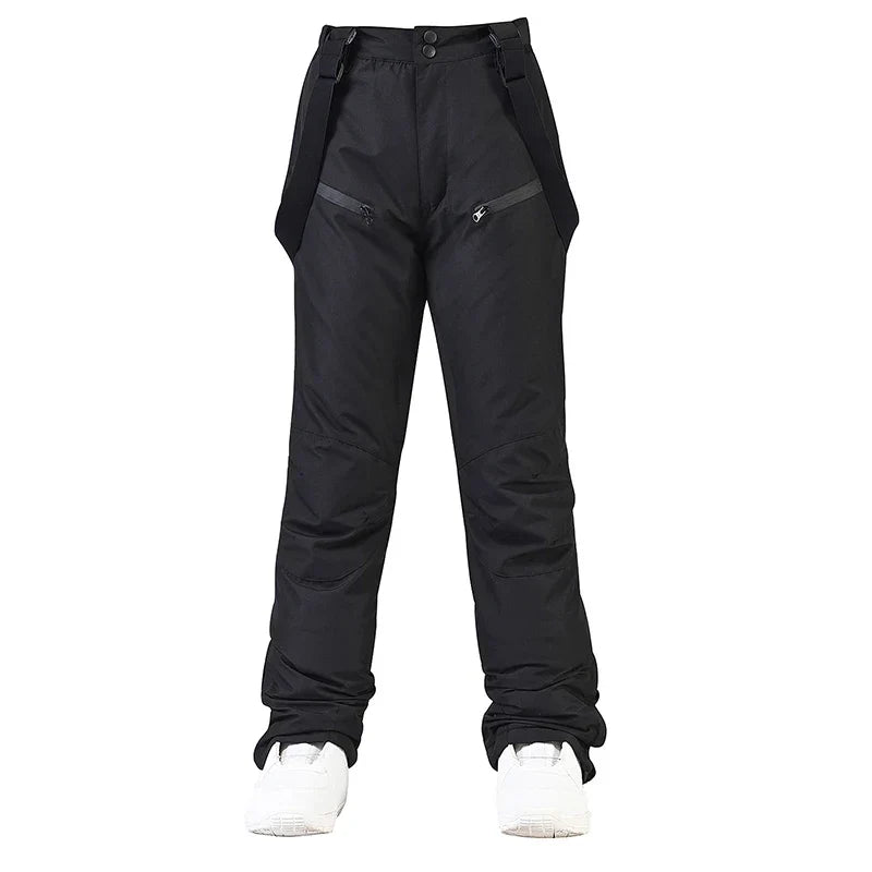 Dames en heren skibroek met verstelbare bretels