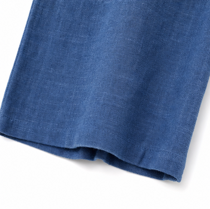 Dames geplooide pantalon met hoge taille en wijde pijpen