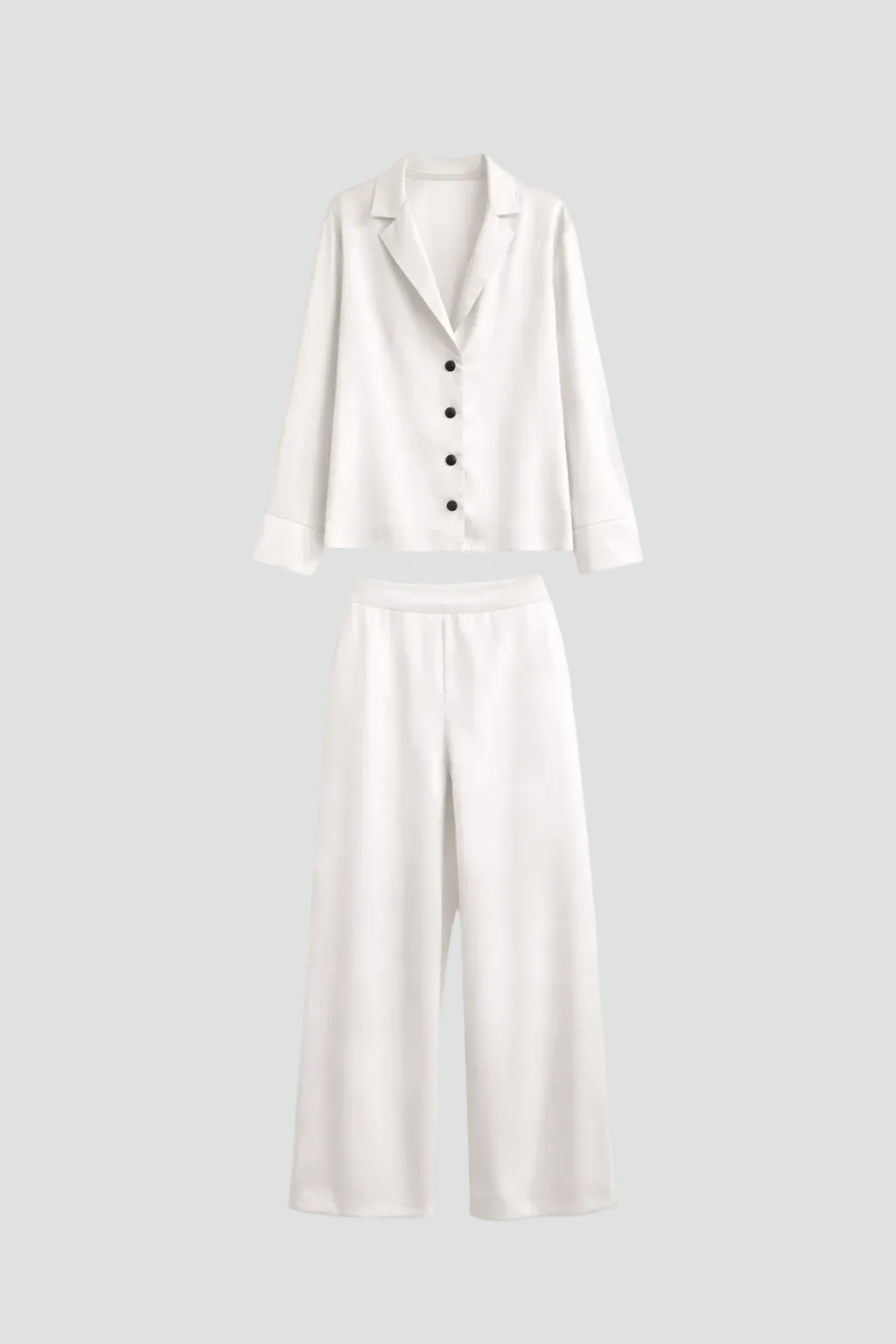 Dames glanzende pyjama voor rustige avonden