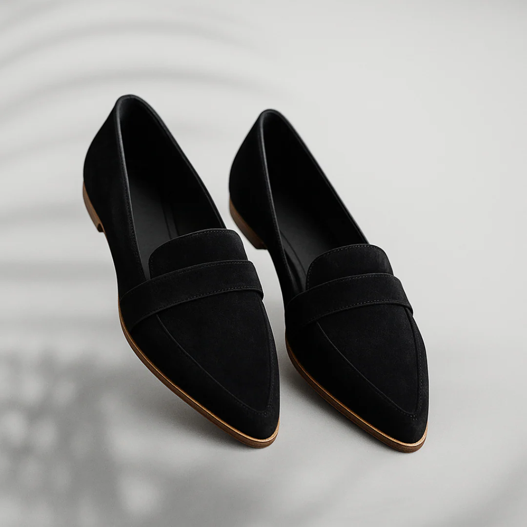 Dames loafer schoenen met zacht voetbed en soepele zool