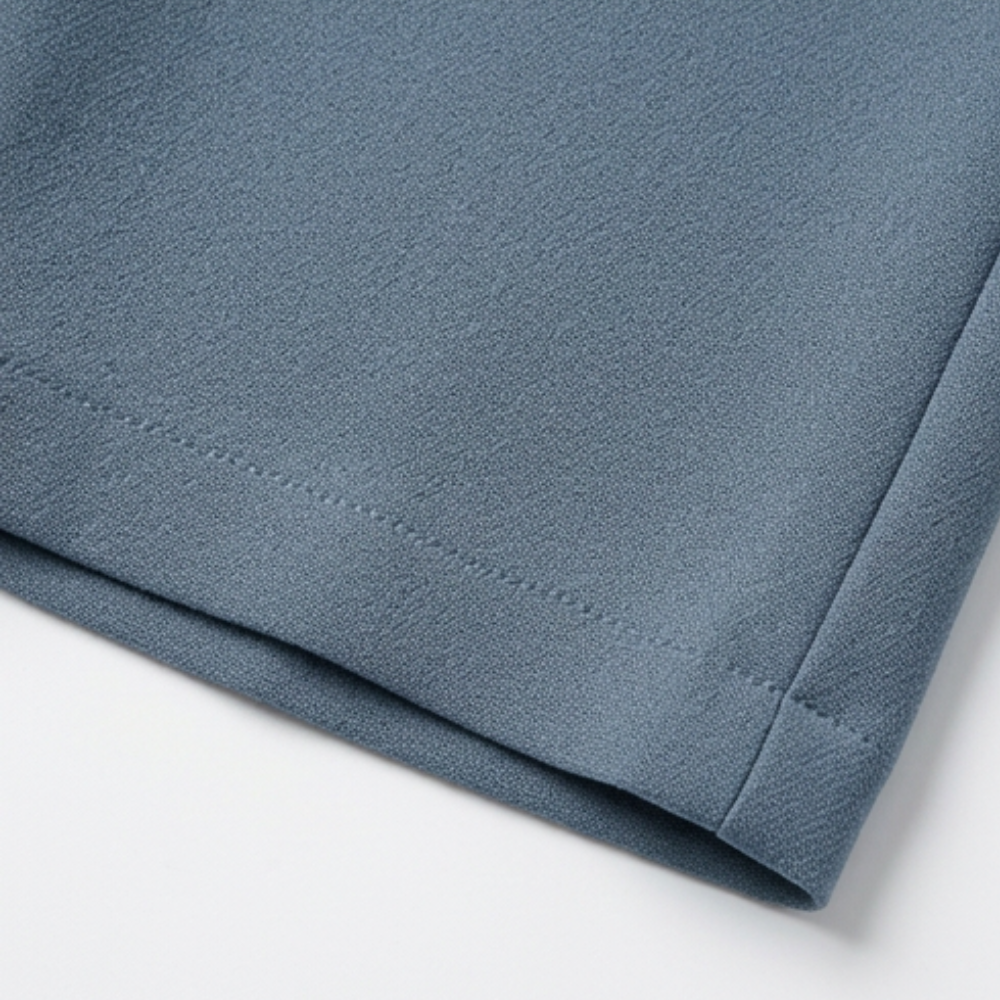 Dames overslag pantalon met hoge taille en wijde pijpen