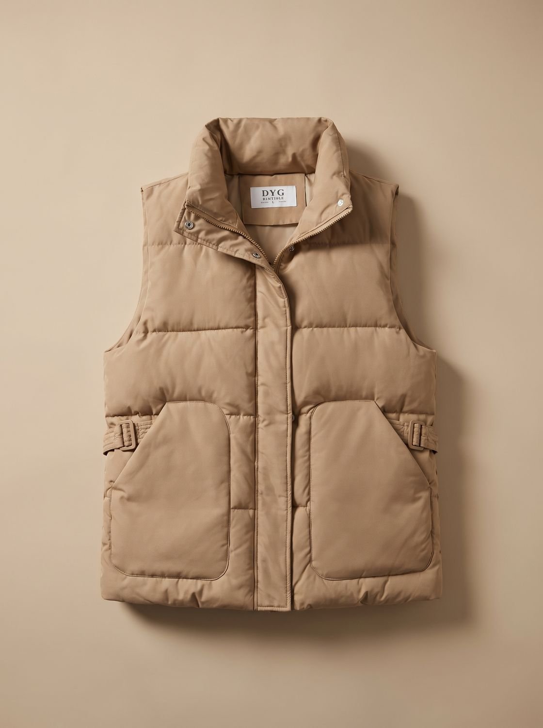 Dames waterafstotende bodywarmer met opstaande kraag