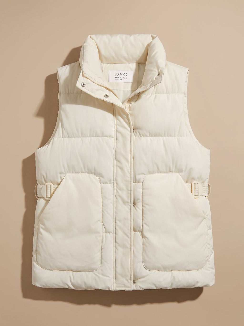 Dames waterafstotende bodywarmer met opstaande kraag