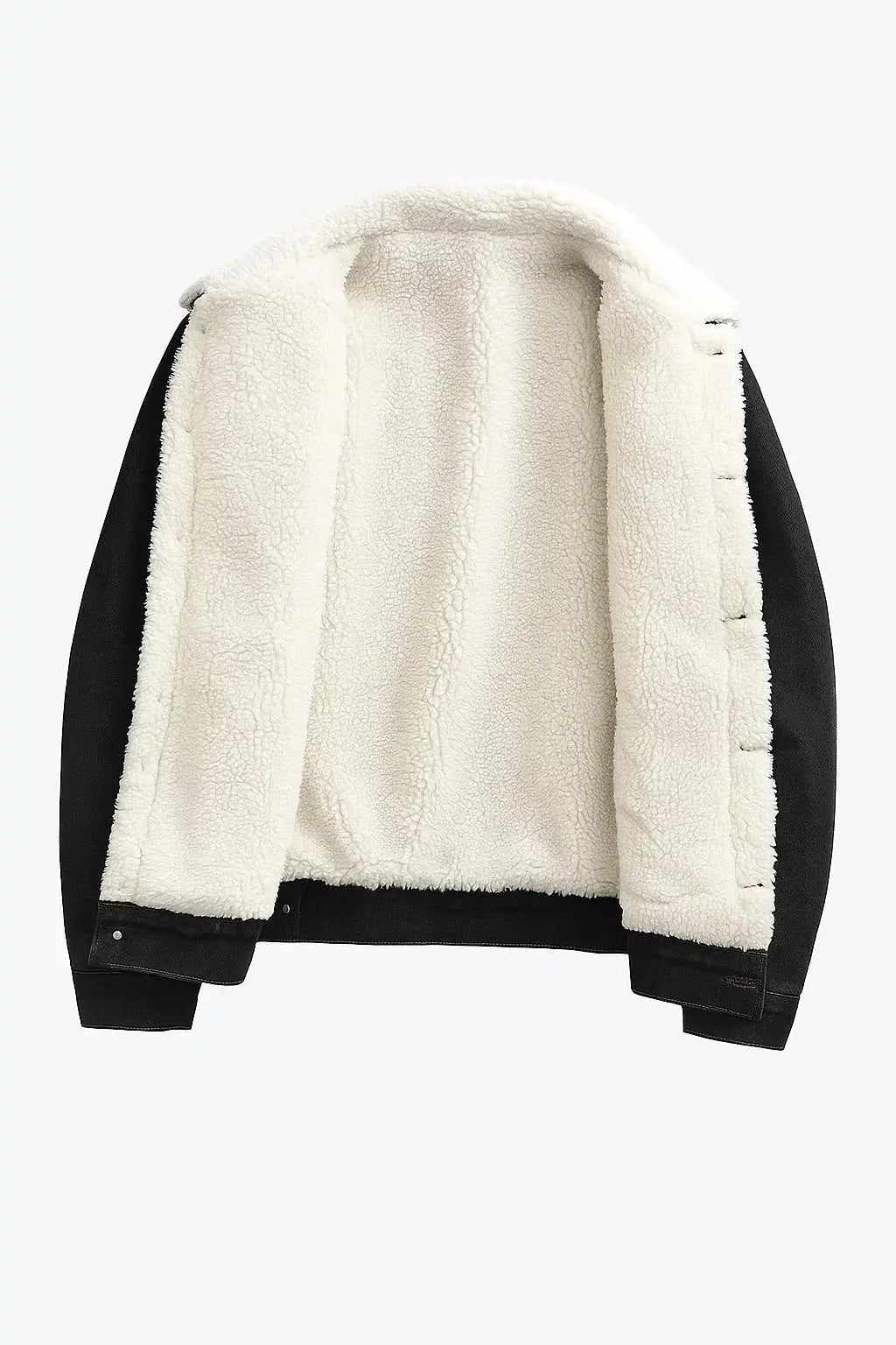 Heren jas van denim met zachte voering