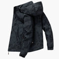 Heren winterjas met capuchon en elastische manchetten