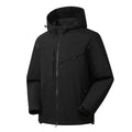 Heren winterjas met capuchon en sportieve snit
