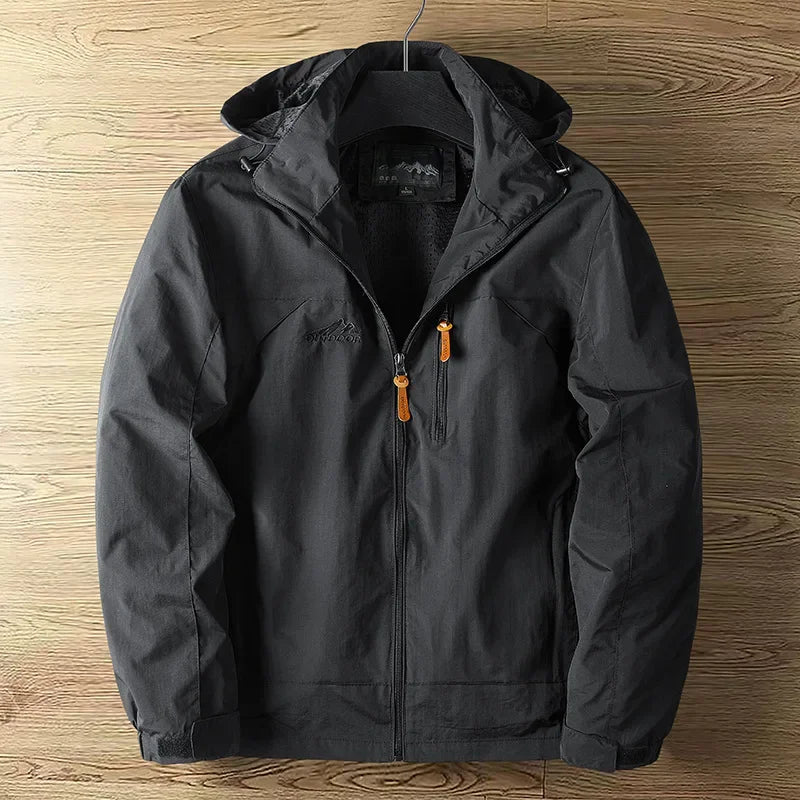 Heren winterjas voor outdoor met praktische zakken